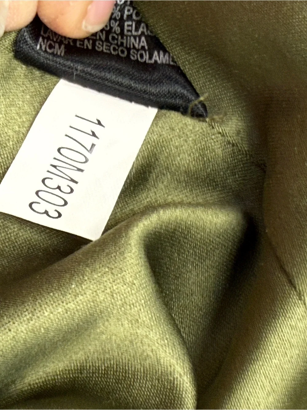 Gianni Bini Olive Sleeveless Utility Vest Dress with Zip Sz 12‎